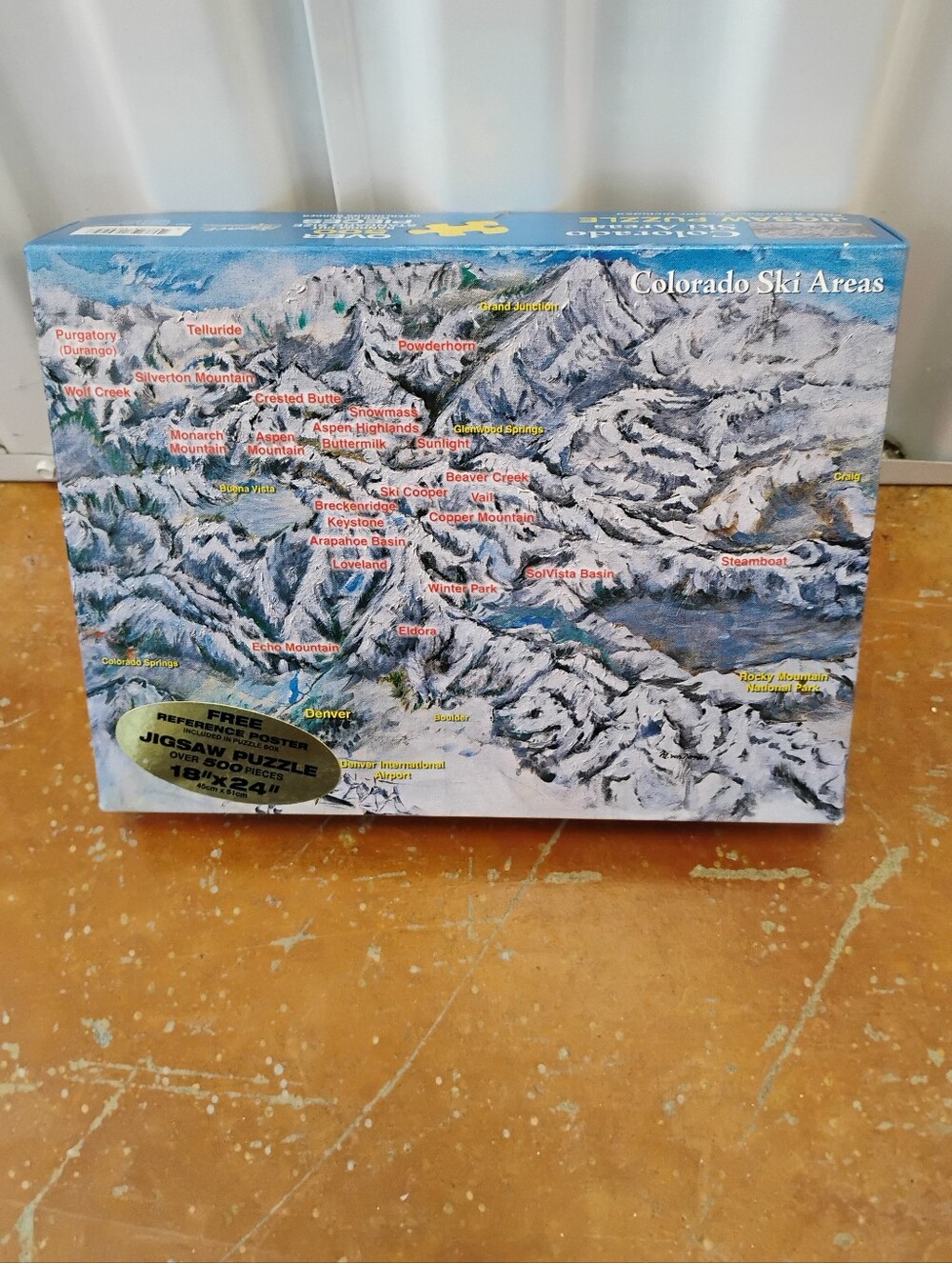 🆕 Impact Colorado Ski Areas Rare 500 Piece‎ Puzzle  W/ Poster Sealed Korea Made